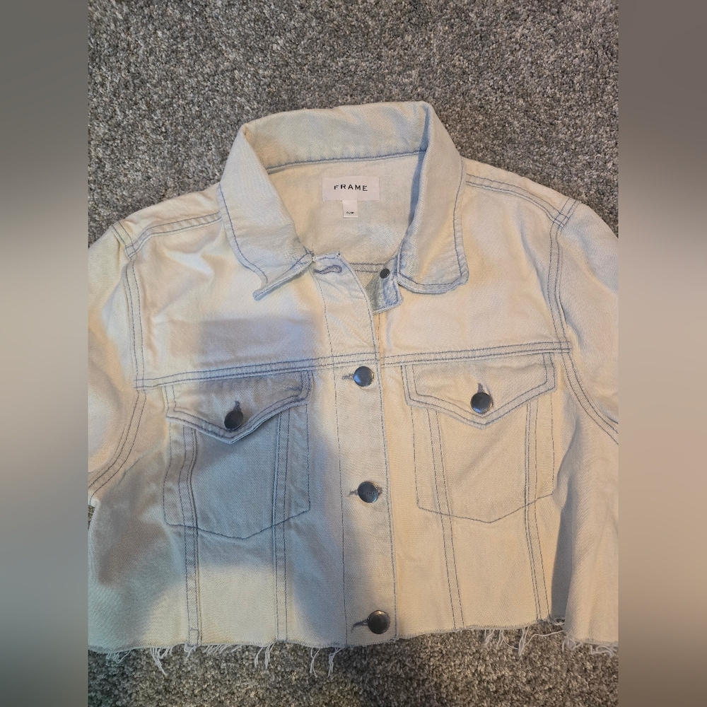 Frame Denim Light Wash Jacket